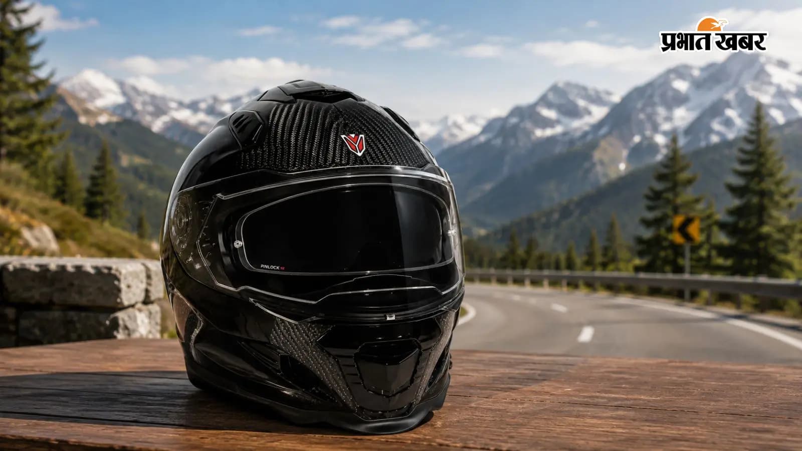 Ignyte Carbon Fiber Helmet (Image: PlusPointIndia/ChatGPT) Ignyte Carbon Fiber Helmet (Image: PlusPointIndia/ChatGPT)