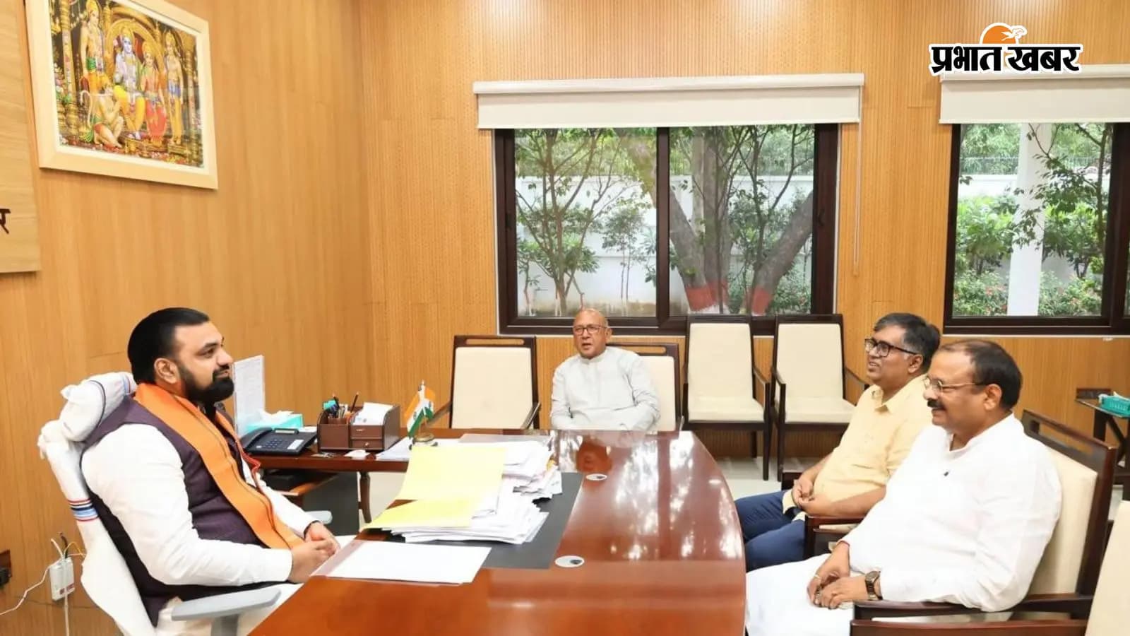 मुख्यमंत्री सम्राट चौधरी से मिले जदयू नेता ब्रजनेश चन्द्र विद्यार्थी मुख्यमंत्री सम्राट चौधरी से मिले जदयू नेता ब्रजनेश चन्द्र विद्यार्थी