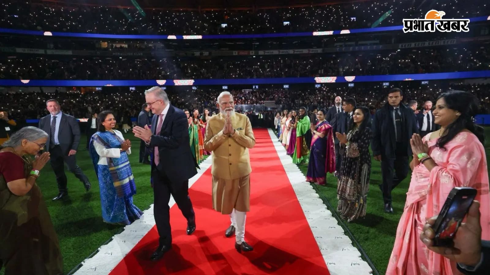 'मेलबर्न मीट्स मोदी' कार्यक्रम (Photo: X) 'मेलबर्न मीट्स मोदी' कार्यक्रम (Photo: X)
