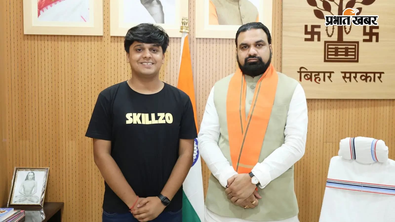 मुख्यमंत्री सम्राट चौधरी के साथ आदर्श मुख्यमंत्री सम्राट चौधरी के साथ आदर्श