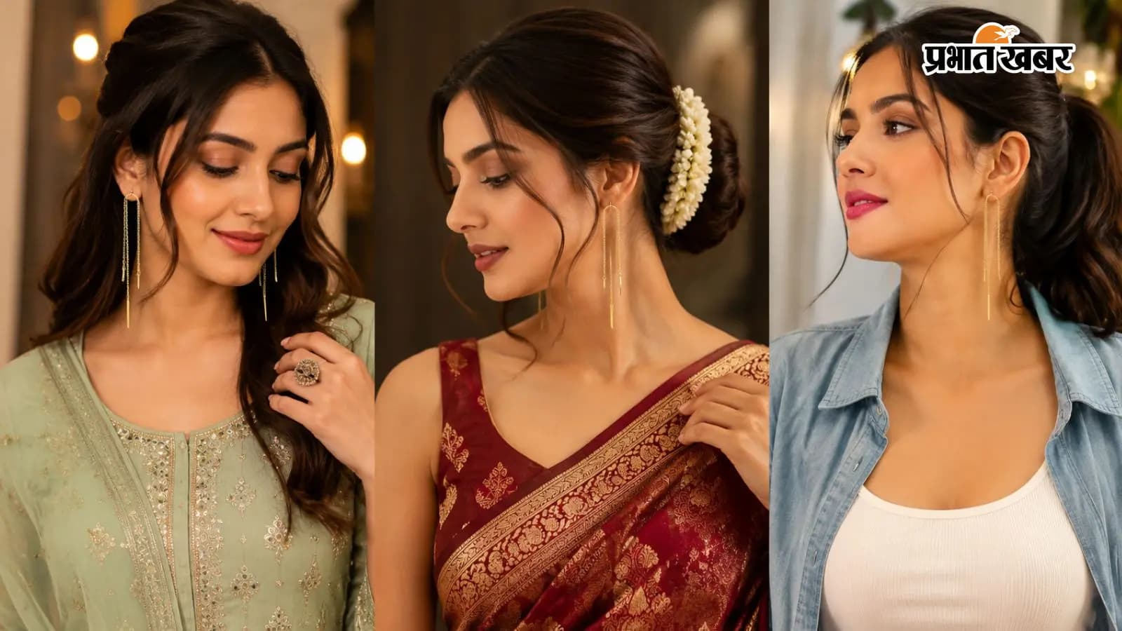 Sui Dhaga Earrings Styling Tips, PC- AI Sui Dhaga Earrings Styling Tips, PC- AI