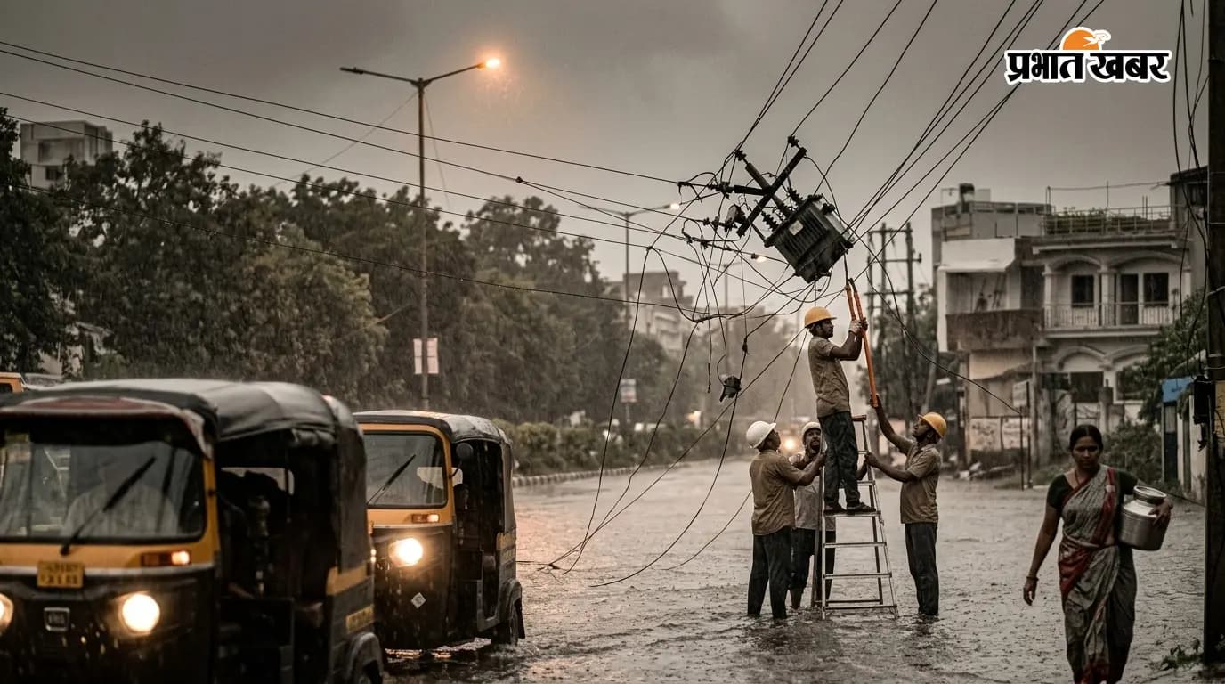 अहले सुबह बारिश से कई इलाकों में बिजली गायब अहले सुबह बारिश से कई इलाकों में बिजली गायब