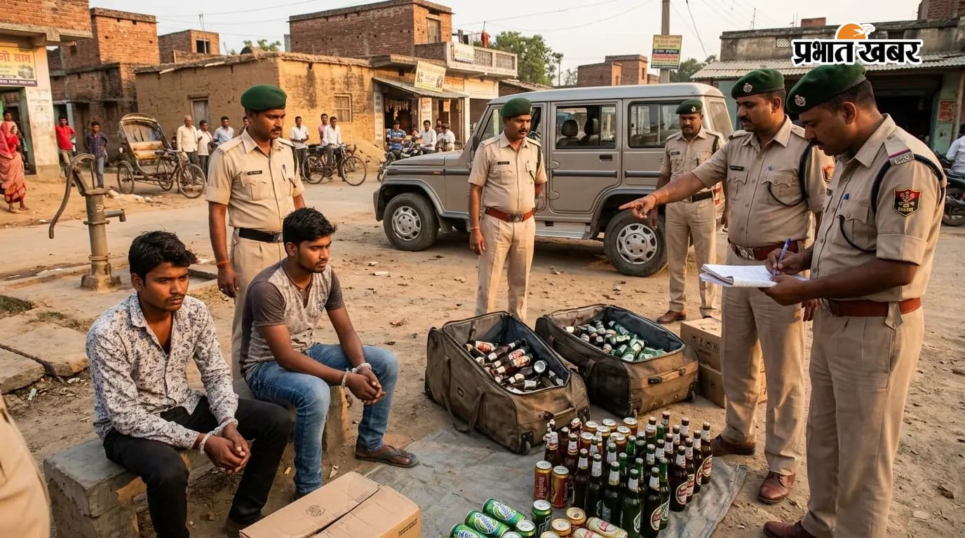 सूटकेस खोलते ही उड़े उत्पाद विभाग के होश: बंगाल से बस से लाए थे 90 लीटर बियर, मुजफ्फरपुर में शादी में होनी थी सप्लाई सूटकेस खोलते ही उड़े उत्पाद विभाग के होश: बंगाल से बस से लाए थे 90 लीटर बियर, मुजफ्फरपुर में शादी में होनी थी सप्लाई