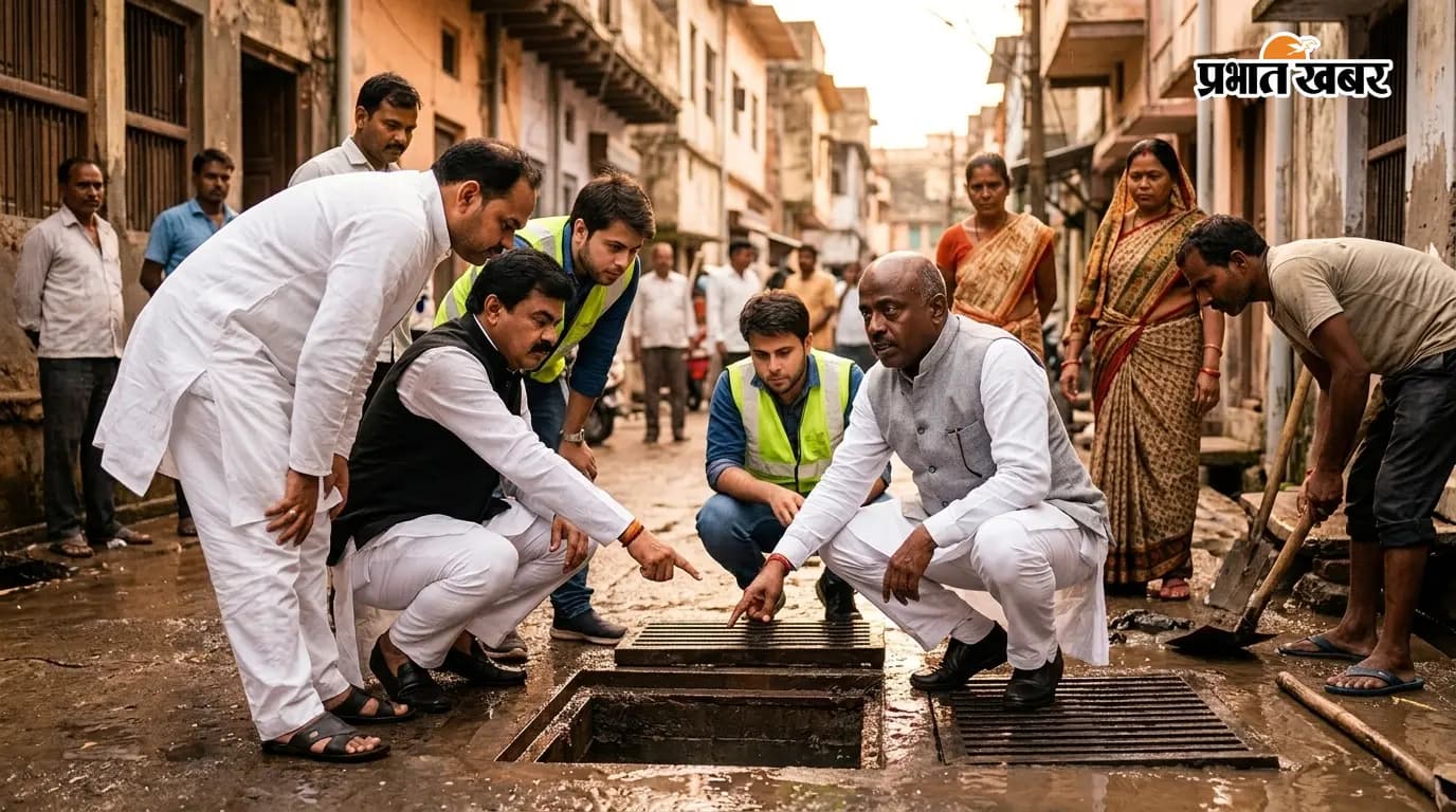 झमाझम बारिश के बाद जागी नगर सरकार: जलजमाव पर निगम सख्त, वार्ड व अंचल निरीक्षकों को सड़क पर उतरने का आदेश झमाझम बारिश के बाद जागी नगर सरकार: जलजमाव पर निगम सख्त, वार्ड व अंचल निरीक्षकों को सड़क पर उतरने का आदेश
