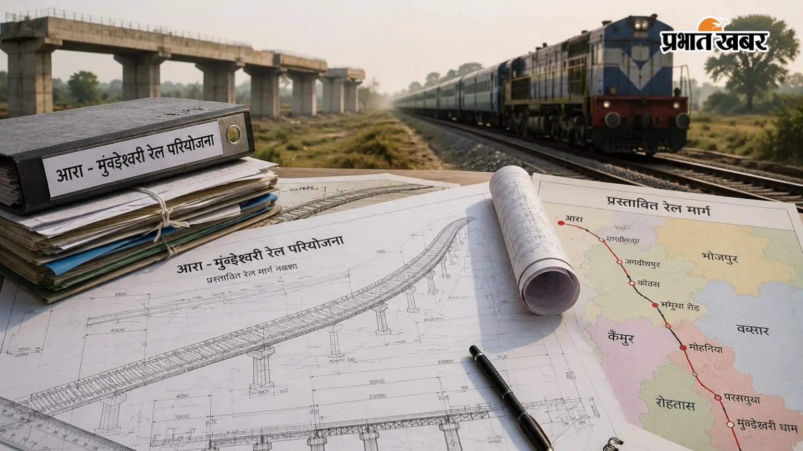 आरा-मुंडेश्वरी रेल परियोजना: 17 साल से अधर में, जनता परेशान. आरा-मुंडेश्वरी रेल परियोजना: 17 साल से अधर में, जनता परेशान.