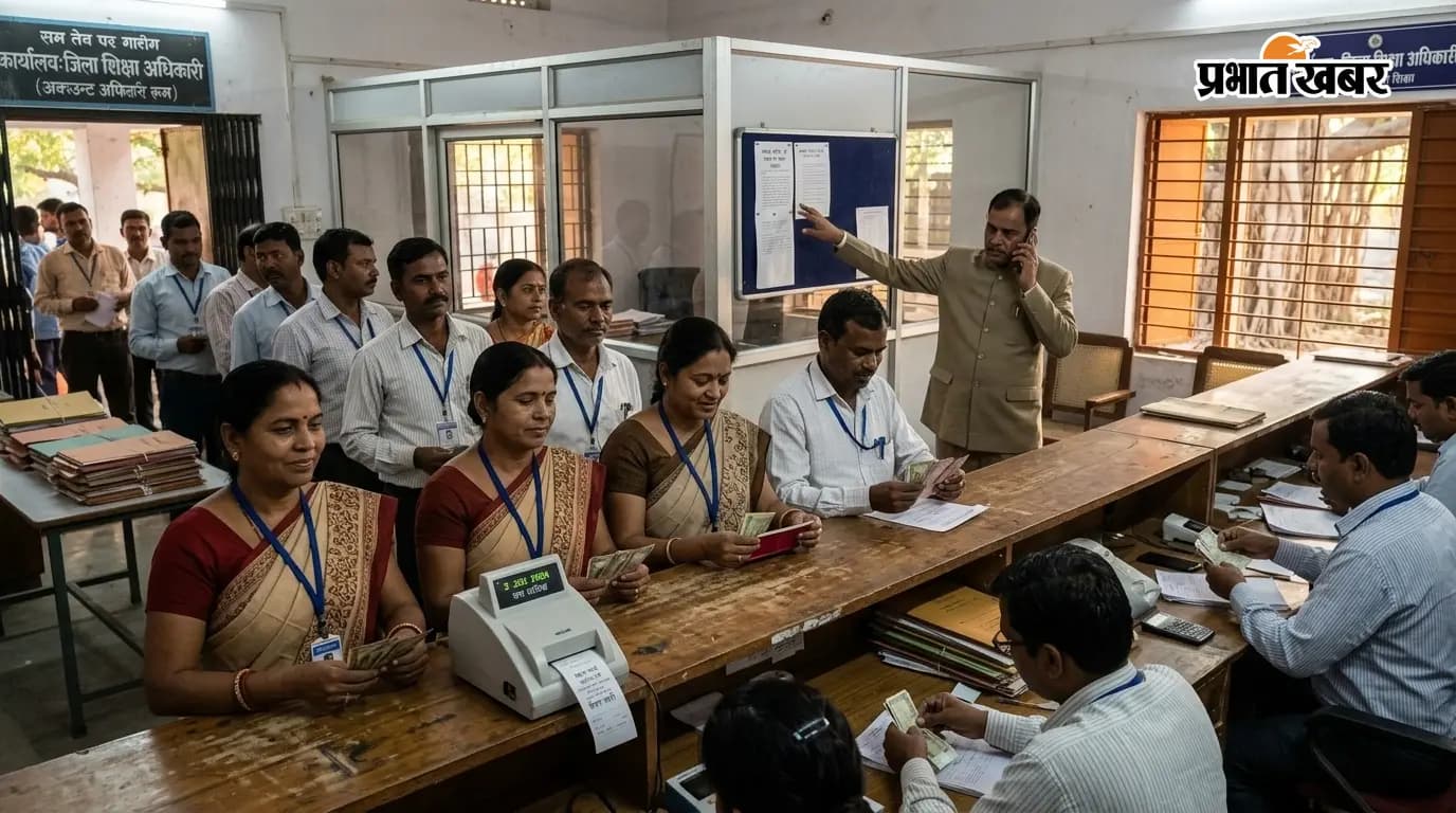 शिक्षकों का वेतन 5 तक, देरी पर डीईओ जिम्मेदार. शिक्षकों का वेतन 5 तक, देरी पर डीईओ जिम्मेदार.