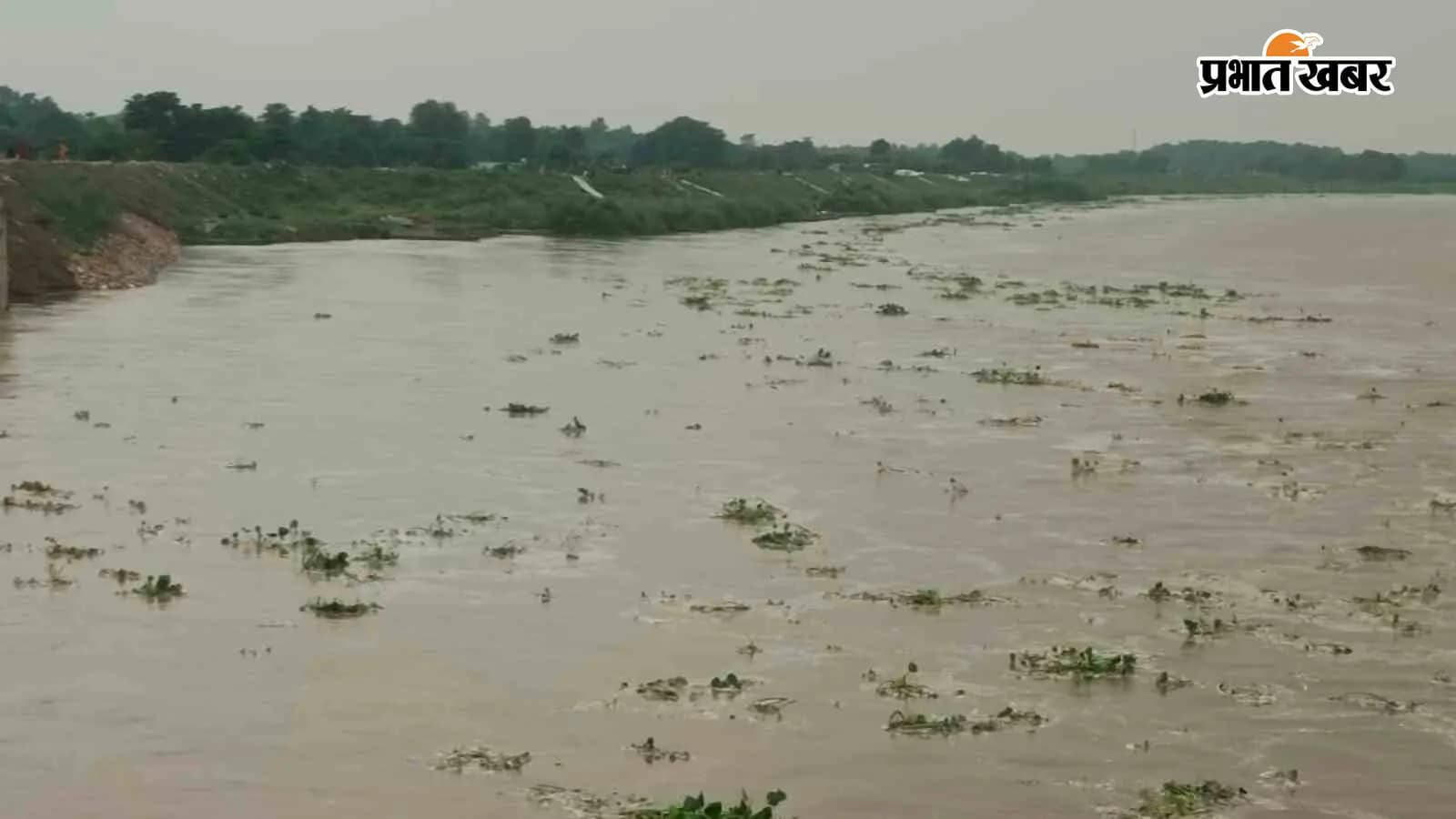 उफान पर बागमती नदी, फोटो- प्रभात खबर उफान पर बागमती नदी, फोटो- प्रभात खबर