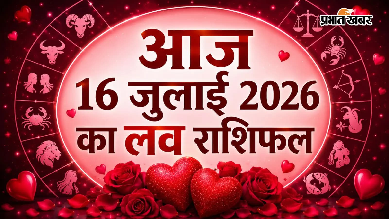 आज 16 जुलाई 2026 का लव राशिफल आज 16 जुलाई 2026 का लव राशिफल