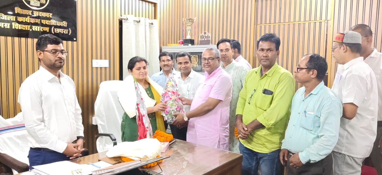 नए डीपीओ से मिला प्राथमिक शिक्षक संघ का प्रतिनिधि मंडल नए डीपीओ से मिला प्राथमिक शिक्षक संघ का प्रतिनिधि मंडल