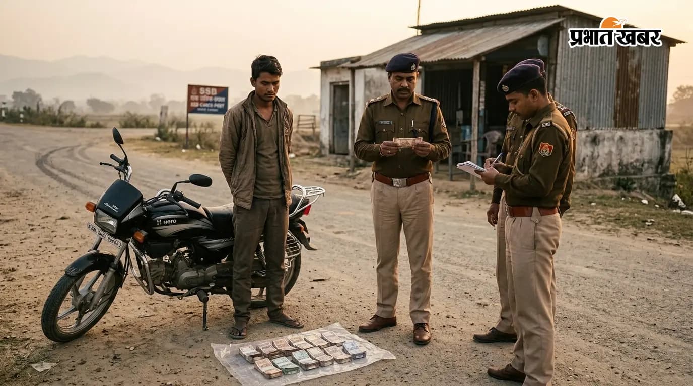 जाली भारतीय करेंसी के साथ एक व्यक्ति गिरफ्तार. जाली भारतीय करेंसी के साथ एक व्यक्ति गिरफ्तार.