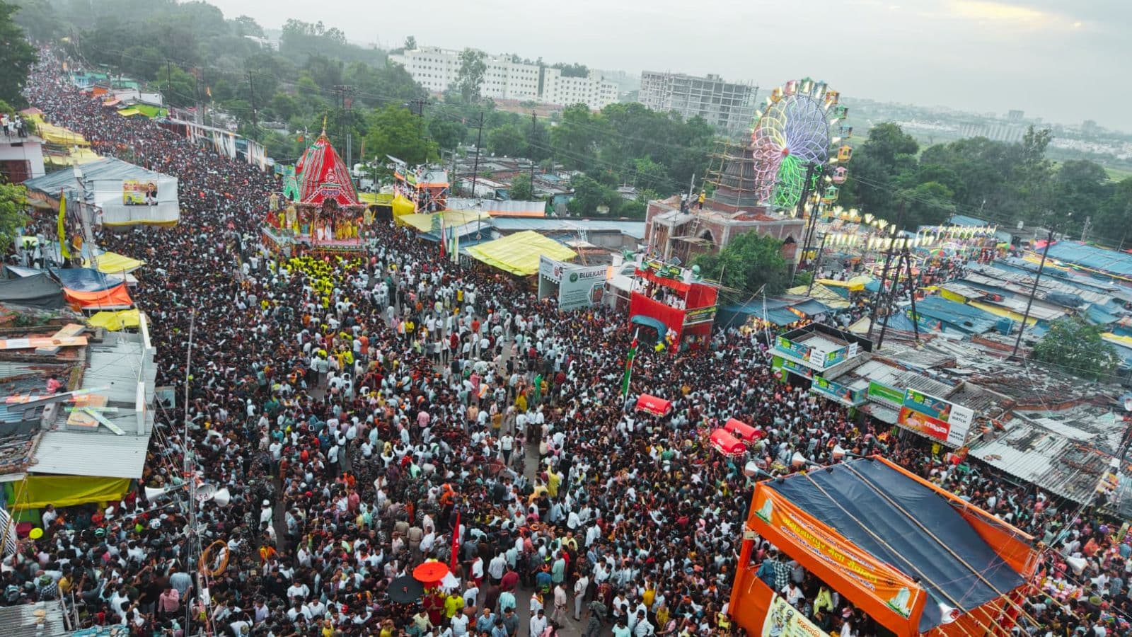 10 वर्षों में पहली बार रथ यात्रा के दिन नहीं हुई बारिश