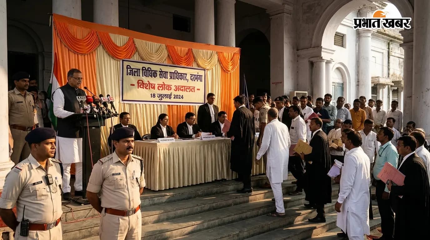 दरभंगा लोक अदालत: एनआई एक्ट मामलों का त्वरित निपटारा दरभंगा लोक अदालत: एनआई एक्ट मामलों का त्वरित निपटारा