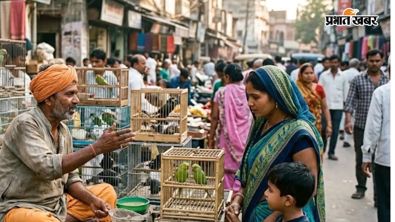 रांची : रथ मेले में 35 से 35 हजार रुपये तक में बिक रहे पक्षी और पालतू जानवर
