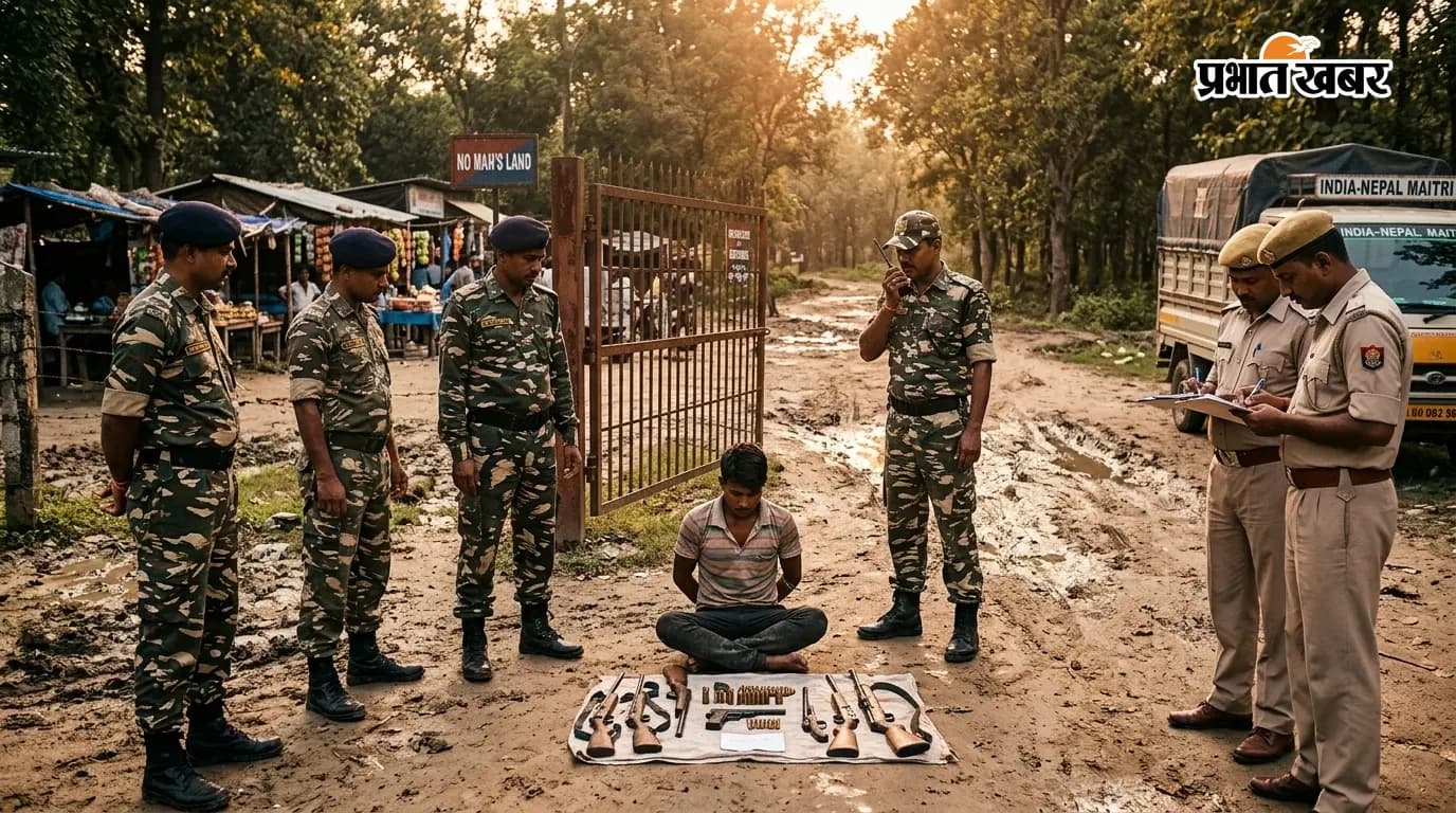 एसएसबी-पुलिस की बड़ी कार्रवाई: अवैध हथियार संग युवक गिरफ्तार एसएसबी-पुलिस की बड़ी कार्रवाई: अवैध हथियार संग युवक गिरफ्तार