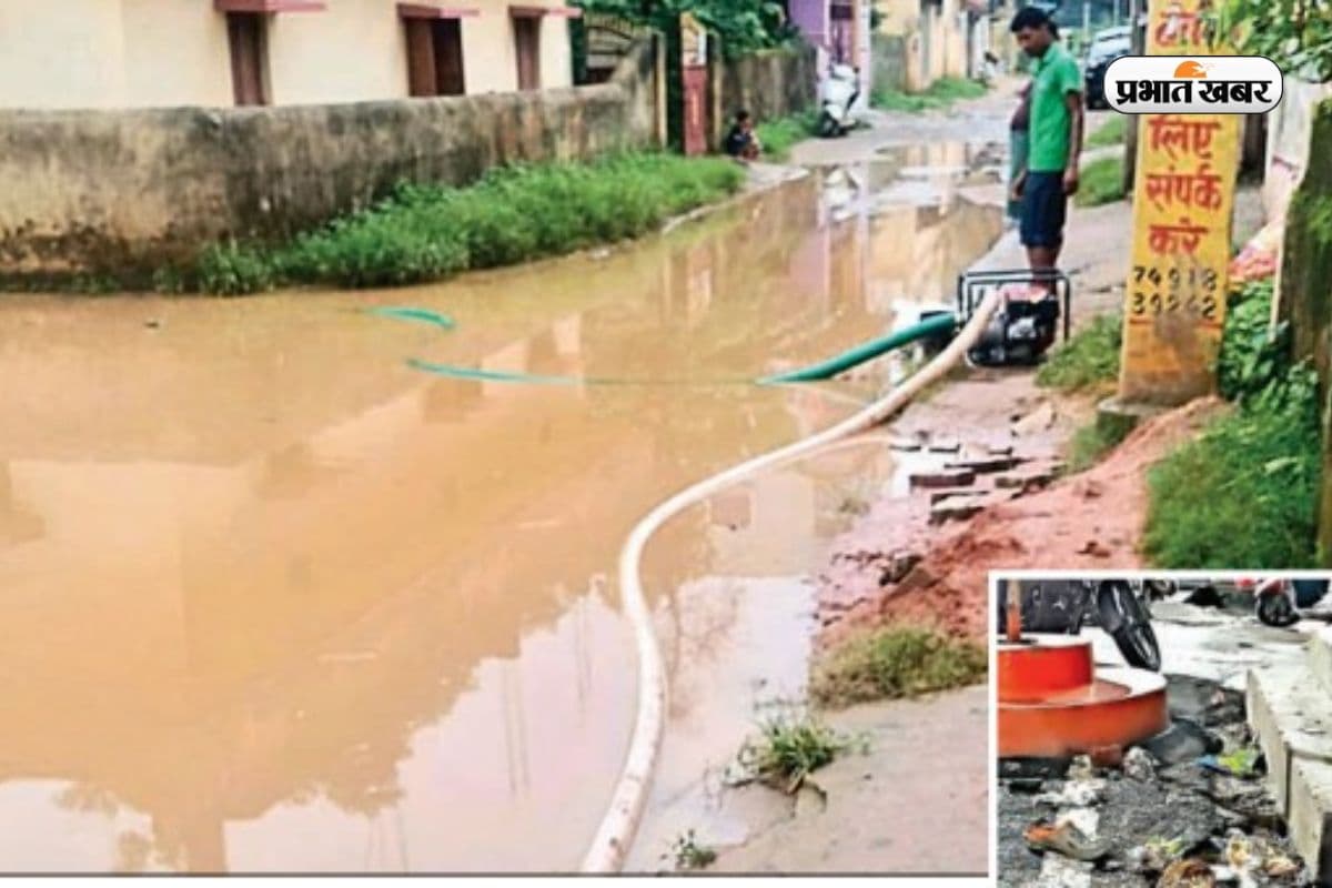 बारिश थमी पर आफत नहीं, 24 घंटे बाद भी गंदगी और जलजमाव