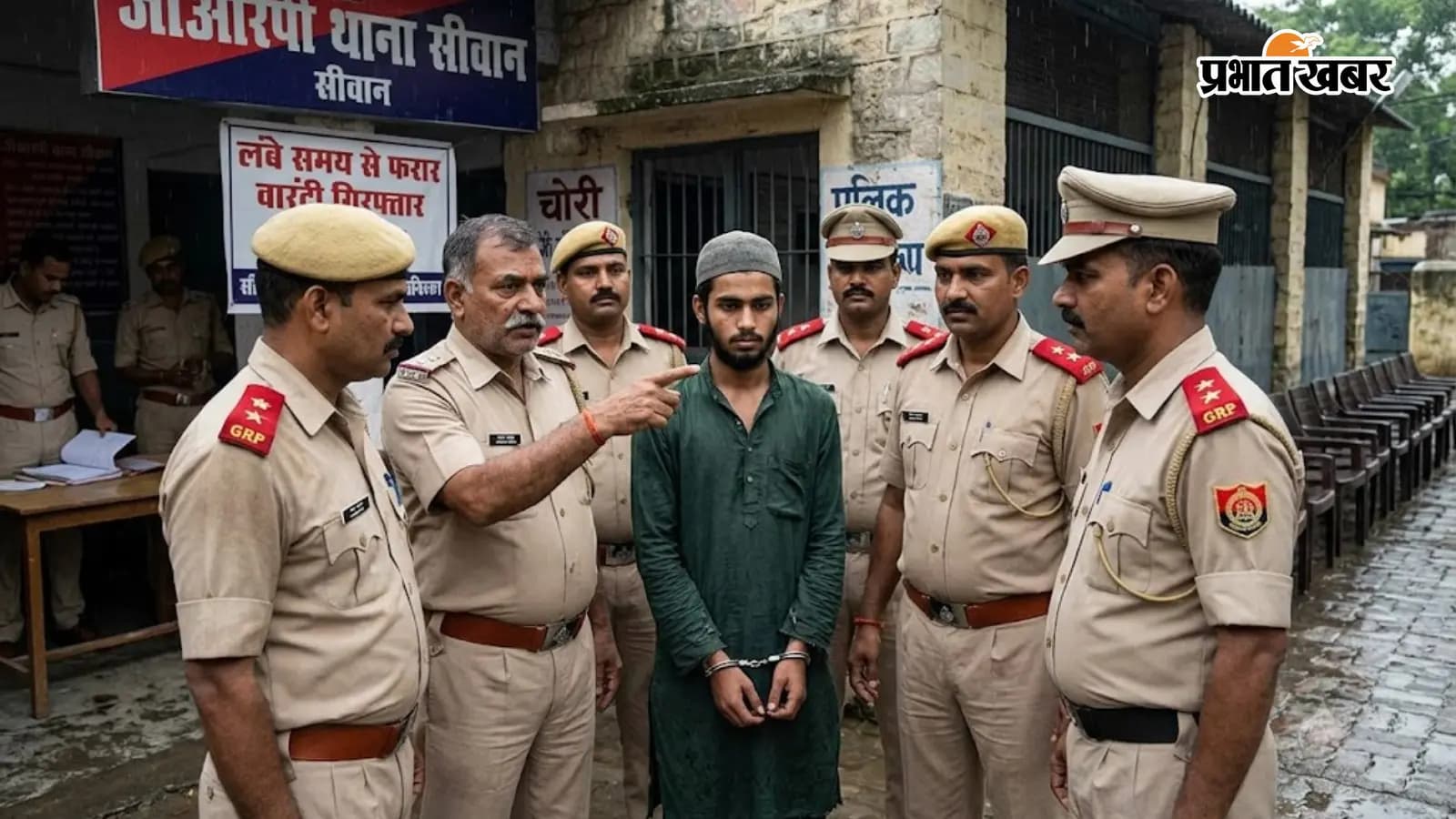 सीवान में 17 साल से फरार चोरी का वारंटी गिरफ्तार, जीआरपी ने घर से दबोचा, भेजा गया जेल
