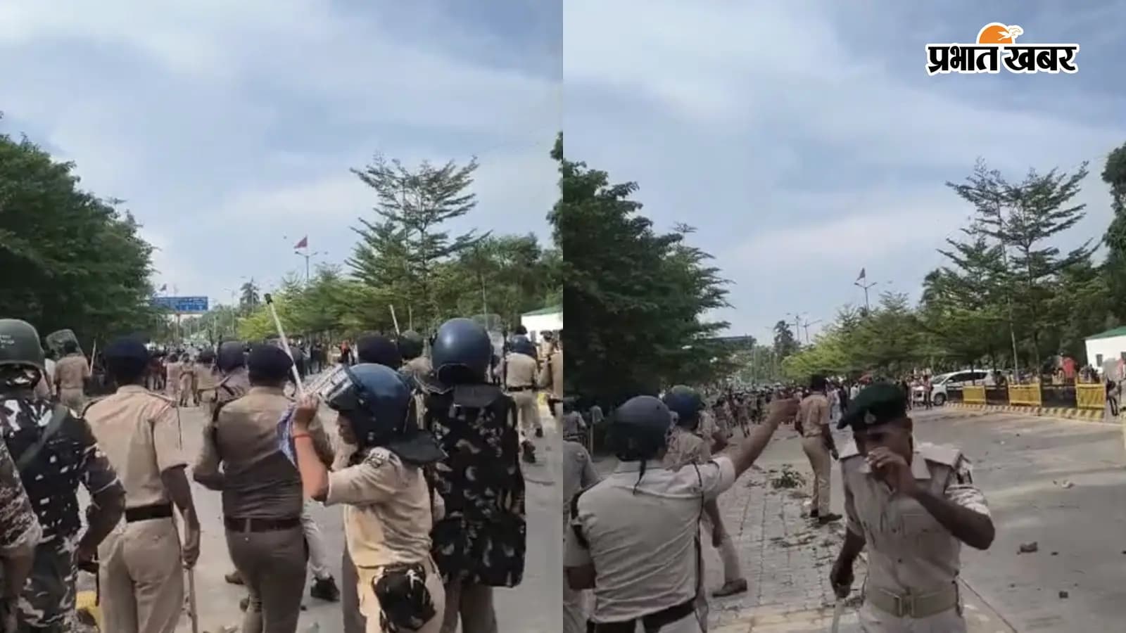 Patna Student Protest Live : डाकबंगला चौराहे पर बिगड़े हालात, पुलिस ने लाठीचार्ज के बाद आंसू गैस के गोले दागे, पत्थरबाजी भी जारी