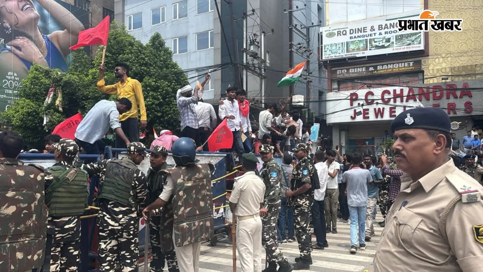 पटना में आज भी होगा छात्रों का प्रदर्शन, गांधी मैदान में देंगे धरना, PU छात्र संघ के अध्यक्ष हिरासत में