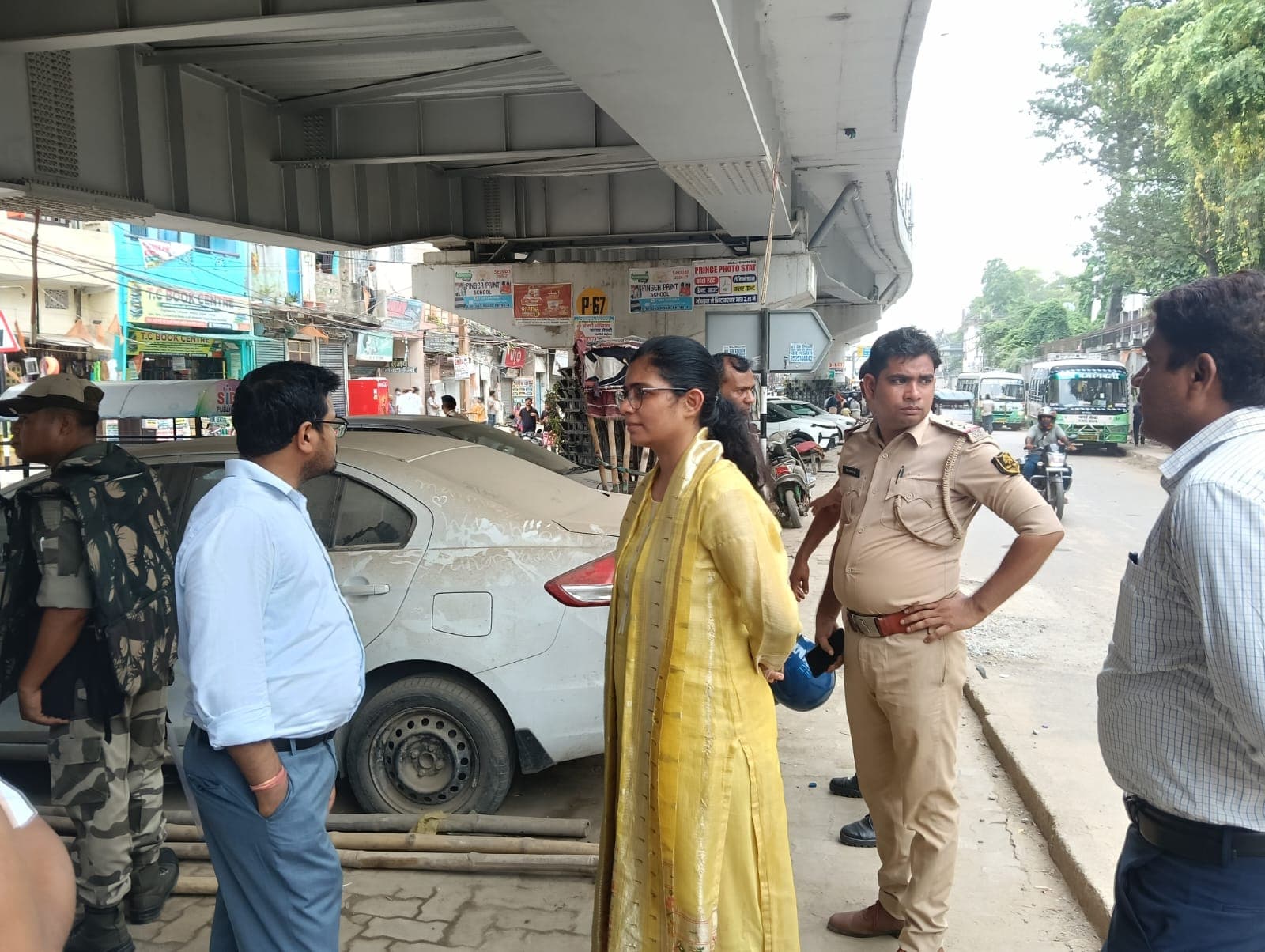 पटना में मौेके पर SDM भी रहीं मौजूद
