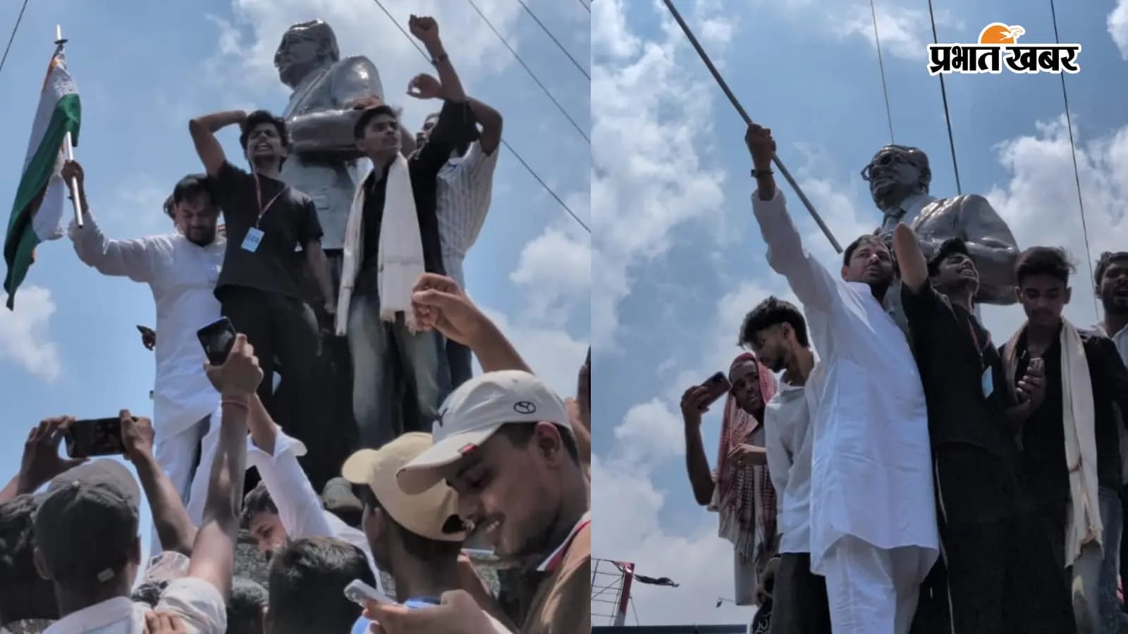 बिहार बंद LIVE : तेज प्रताप यादव तिरंगा लेकर प्रदर्शन में पहुंचे, पटना में पत्थरबाजी-लाठीचार्ज, गयाजी समेत पांच जिलों में झड़प