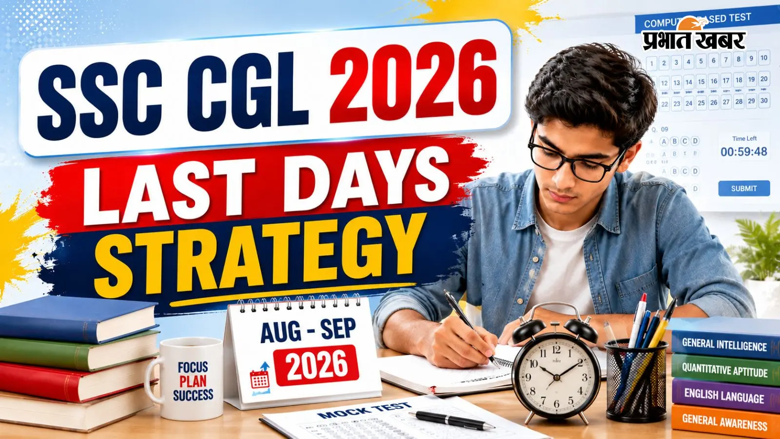 SSC CGL Tier-1 2026 Exam Strategy: अगस्त-सितंबर में होगी परीक्षा, अंतिम समय में अपनाएं ये स्ट्रैटजी