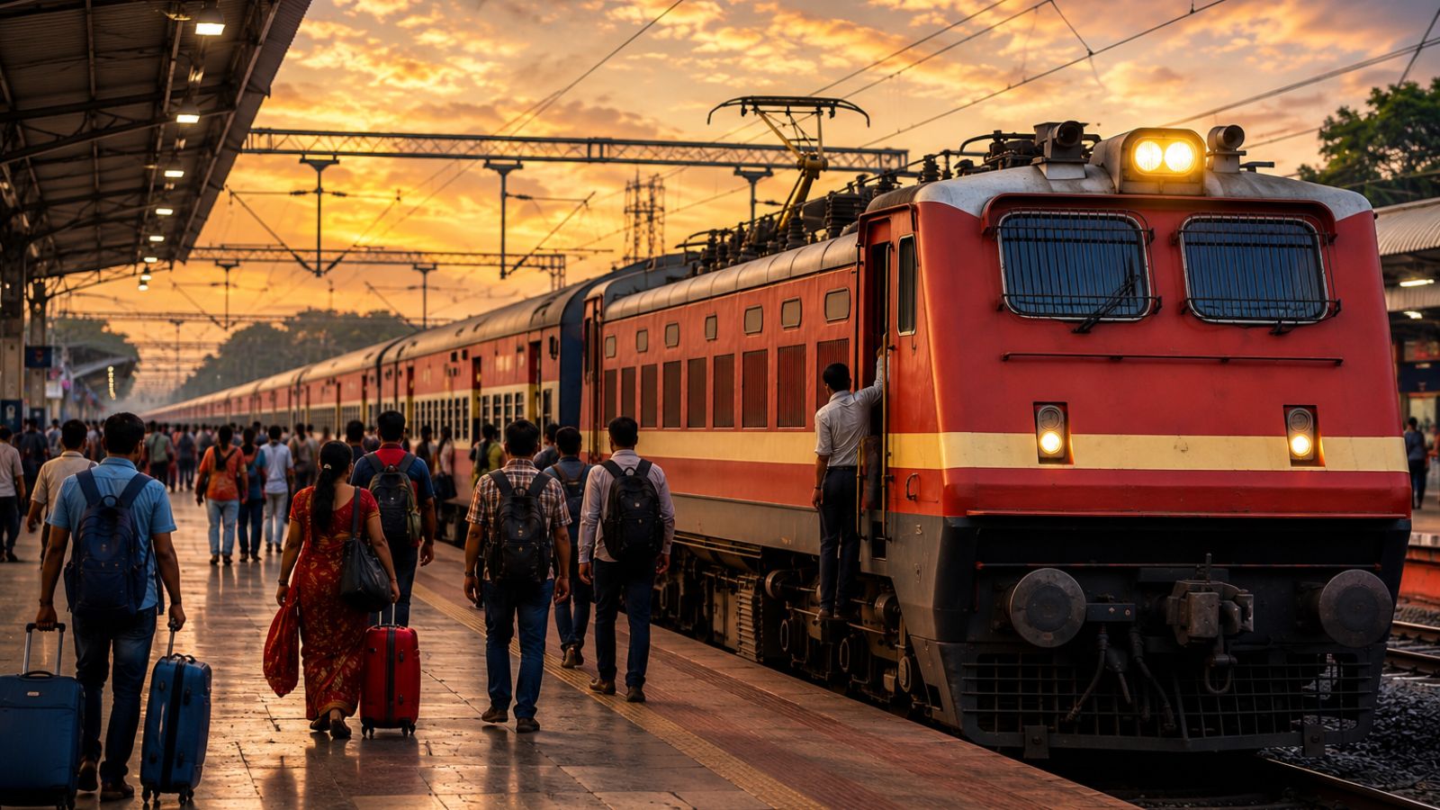 यात्रियों की सुविधा के लिए स्पेशल ट्रेन (AI सांकेतिक तस्वीर)