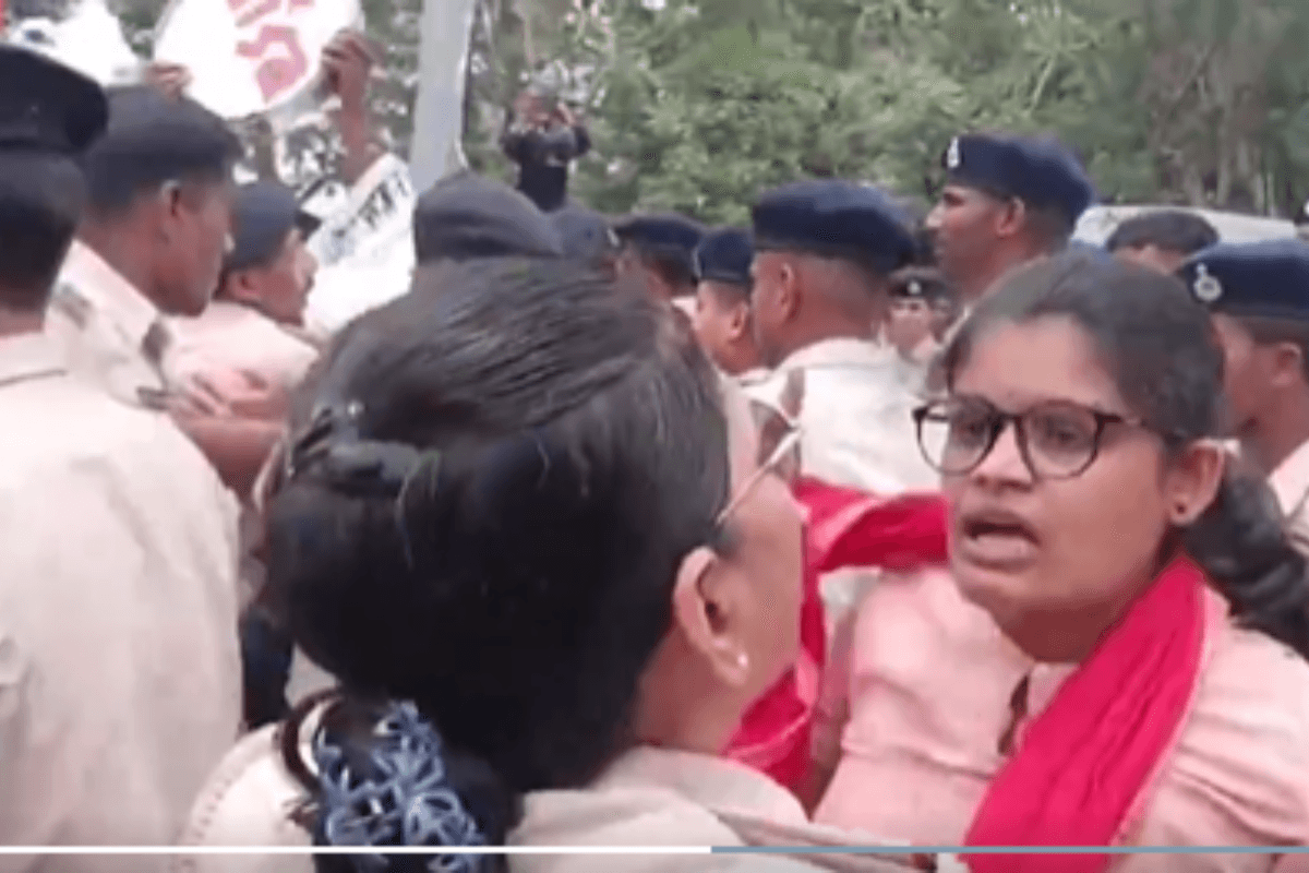 AISA Protest Patna AISA Protest Patna