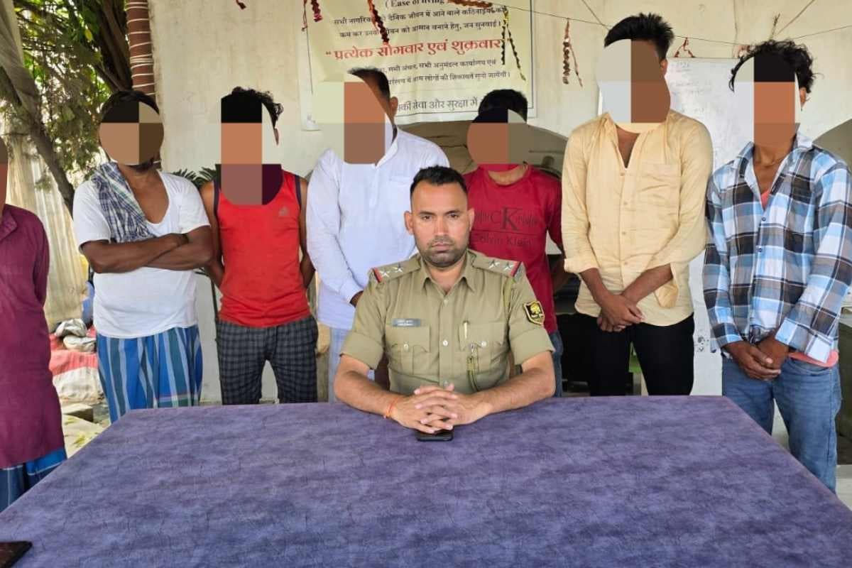 Banjaria Police Action banjaria- police arrests seven accused for brutality with love birds Banjaria Police Action banjaria- police arrests seven accused for brutality with love birds
