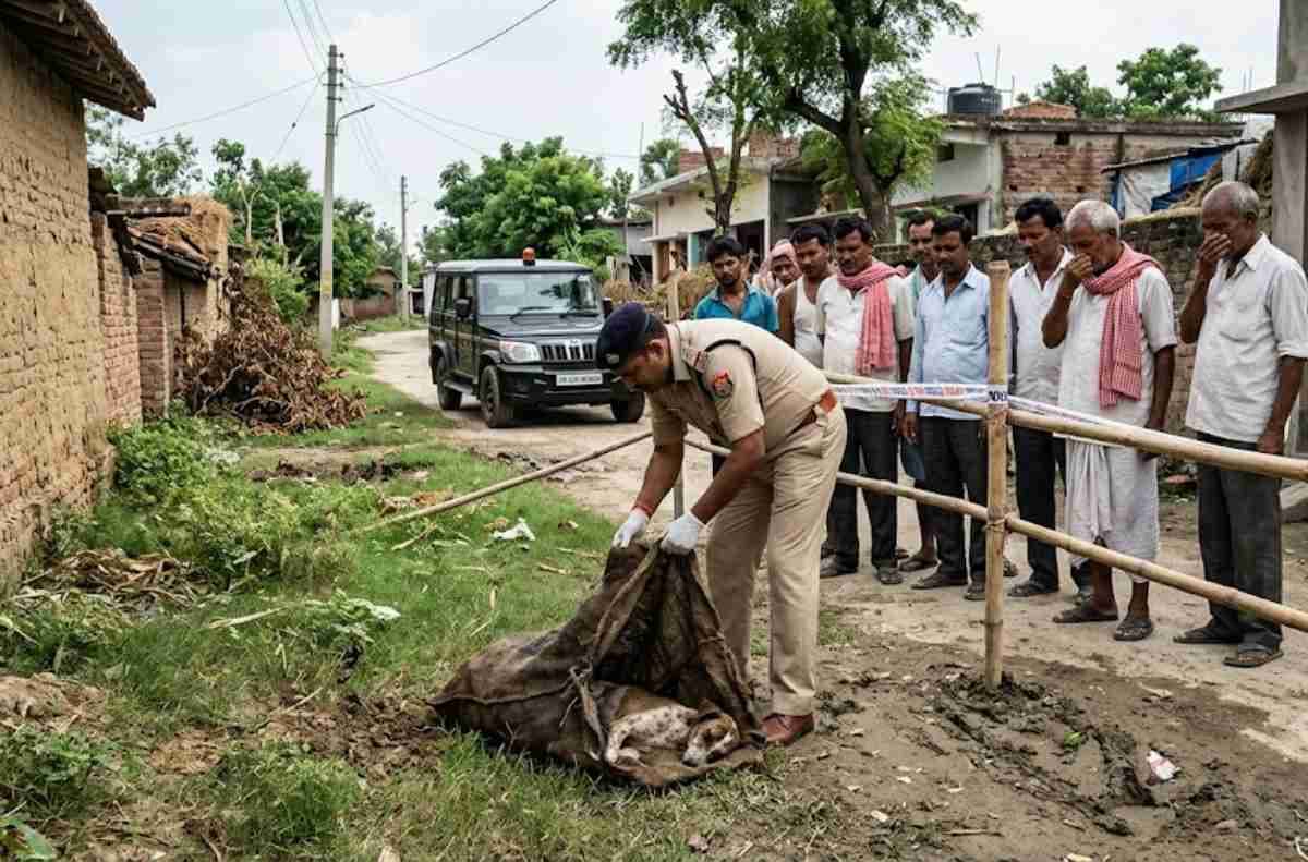 Muzaffarpur Crime harpur-bakhri-sack-rumour-dead-body-turns-out-dead-dog-ahiyapur-news Muzaffarpur Crime harpur-bakhri-sack-rumour-dead-body-turns-out-dead-dog-ahiyapur-news
