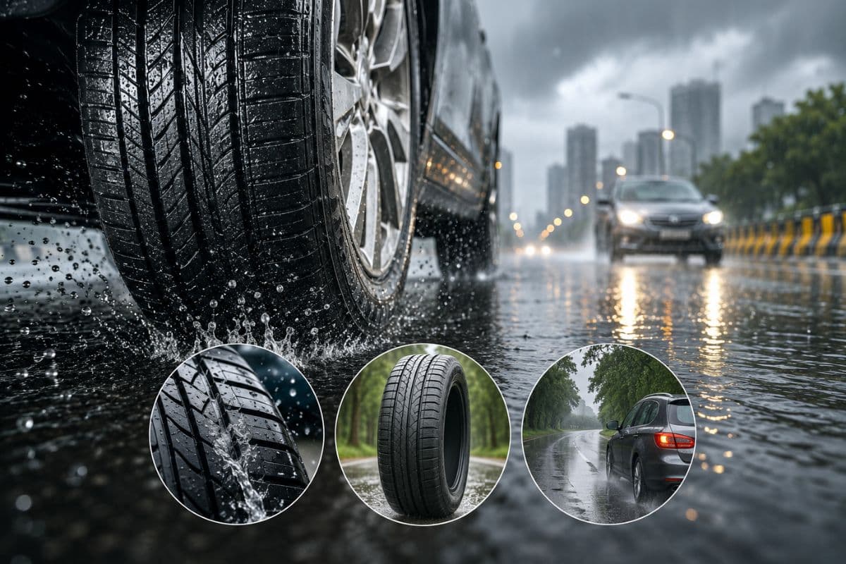Monsoon Tyre Guide: गीली सड़क पर मजबूत ग्रिप चाहिए तो टायर खरीदने से पहले जरूर पढ़ें ये खबर Monsoon Tyre Guide: गीली सड़क पर मजबूत ग्रिप चाहिए तो टायर खरीदने से पहले जरूर पढ़ें ये खबर