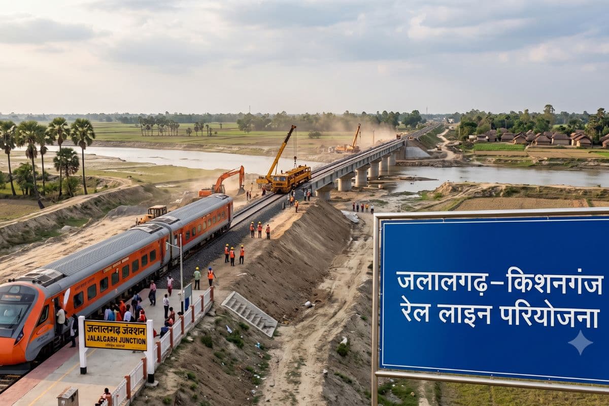 Kishanganj New Rail Line Route