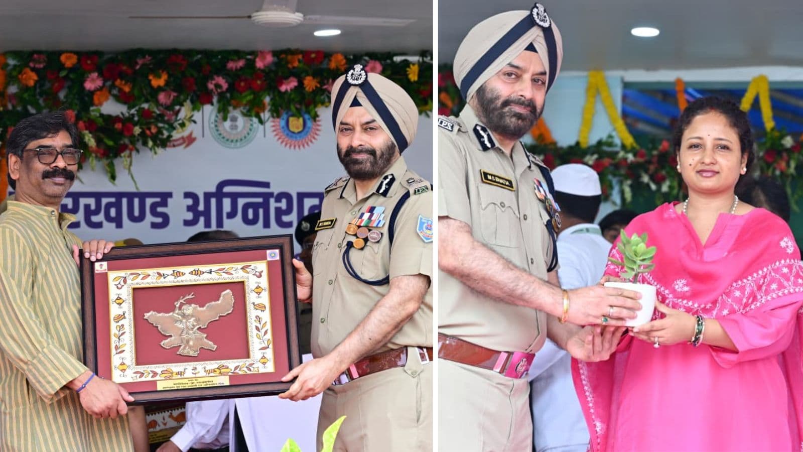 डीजी ने भेंट किया मोमेंटो