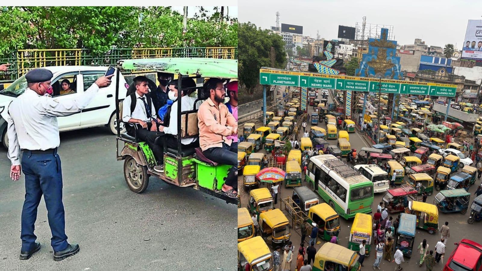 पुनाईचक में ऑटो और ई-रिक्शा के लिए अलग रूट