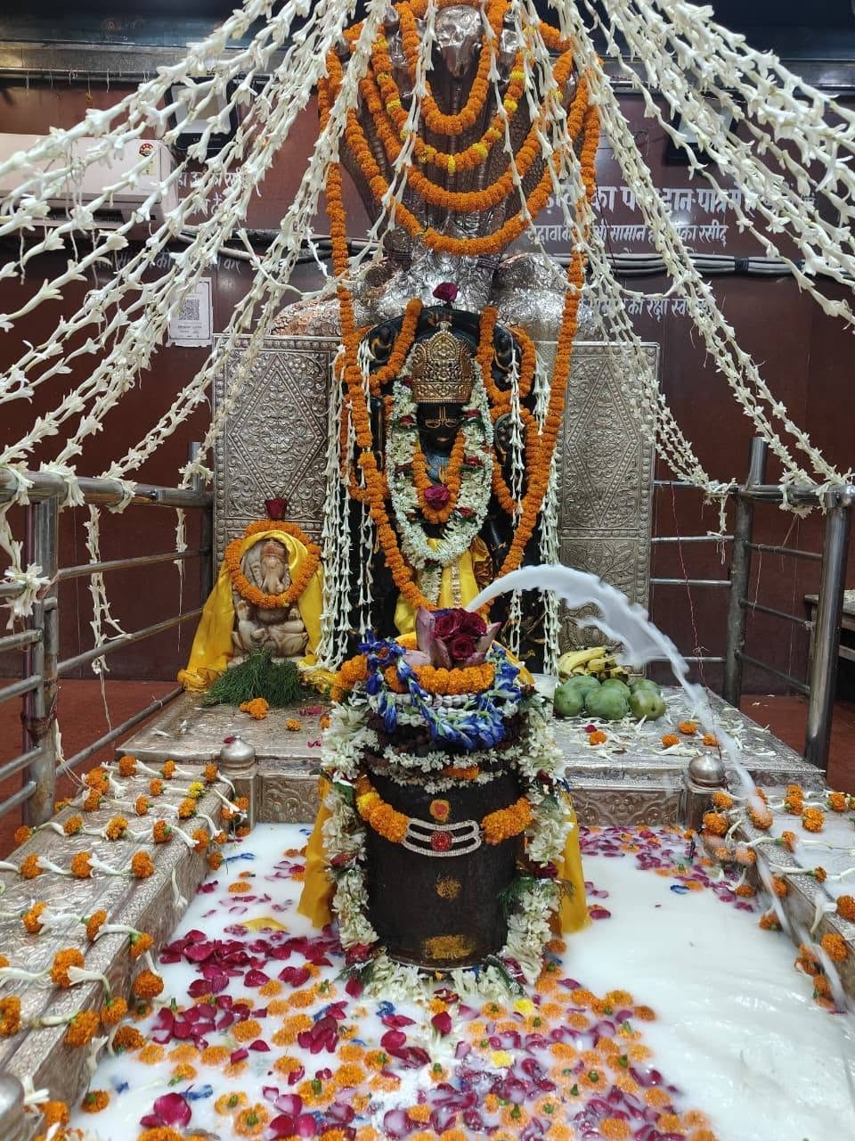 सावन के पावन महीने में बाबा हरिहरनाथ का भव्य श्रृंगार किया गया है. फूलों की मालाओं और गेंदे के फूलों से सजे बाबा के दिव्य स्वरूप के साथ शिवलिंग का भी विशेष पूजन-अभिषेक किया गया. दूध और पुष्पों से सजे इस अलौकिक रूप के दर्शन श्रद्धालुओं को भक्तिभाव से भर रहे हैं.