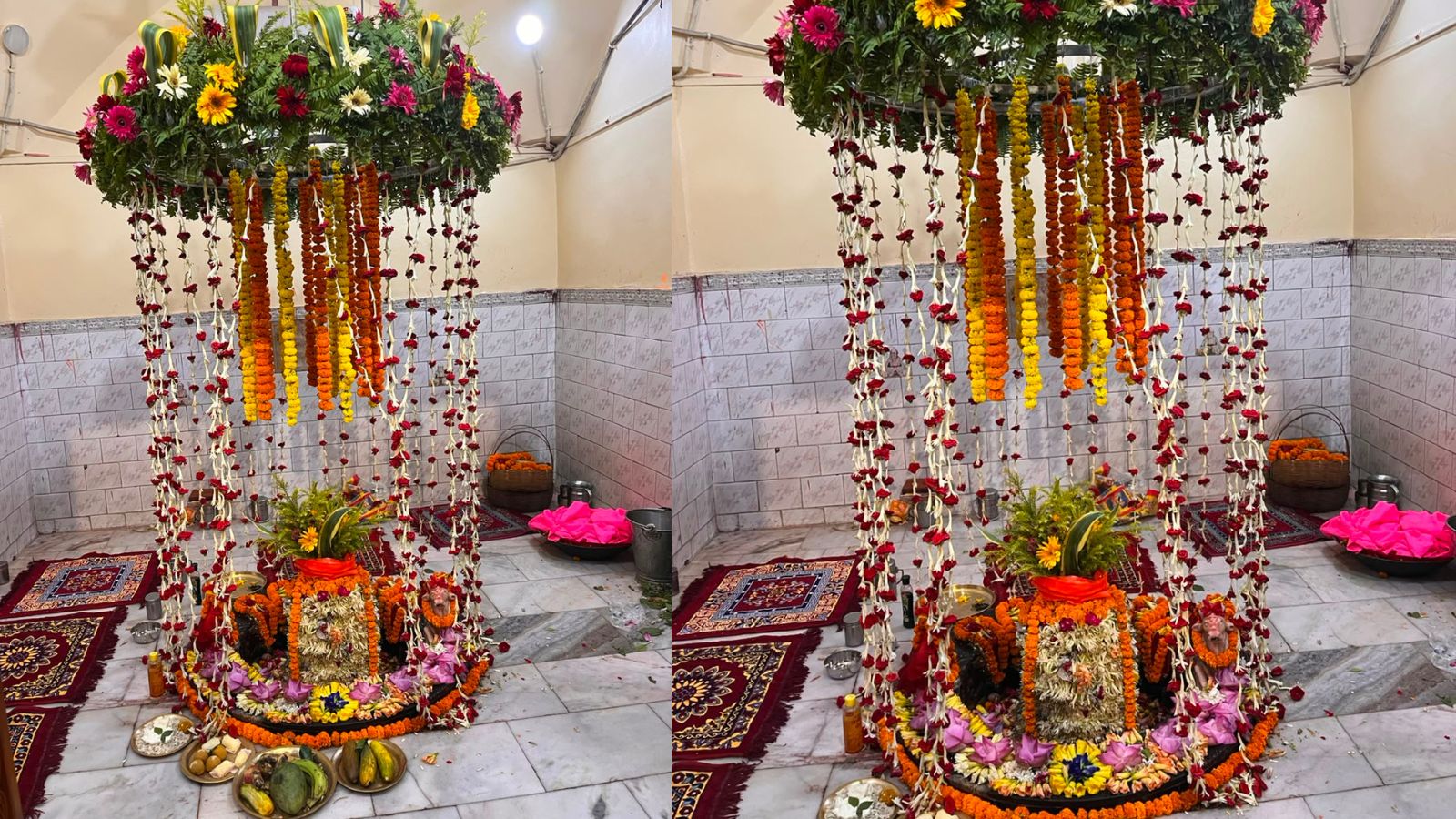 बाबा हरिगिरि धाम में भगवान शिव का अलौकिक श्रृंगार
