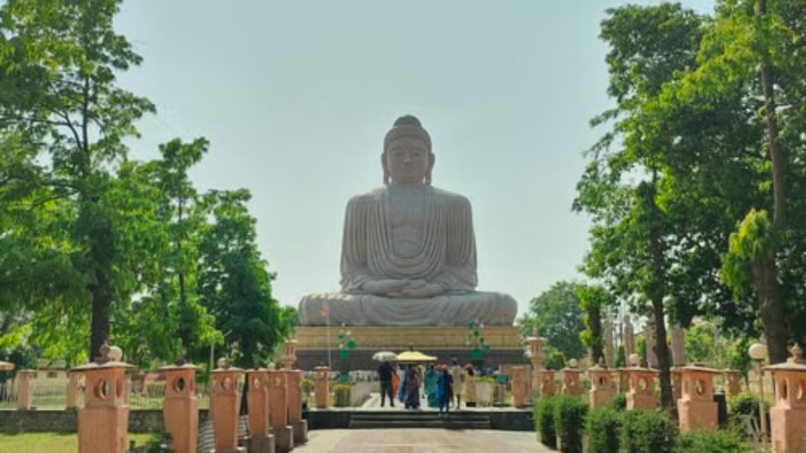 बोधगया की पहचान बनी 80 फीट ऊंची बुद्ध प्रतिमा