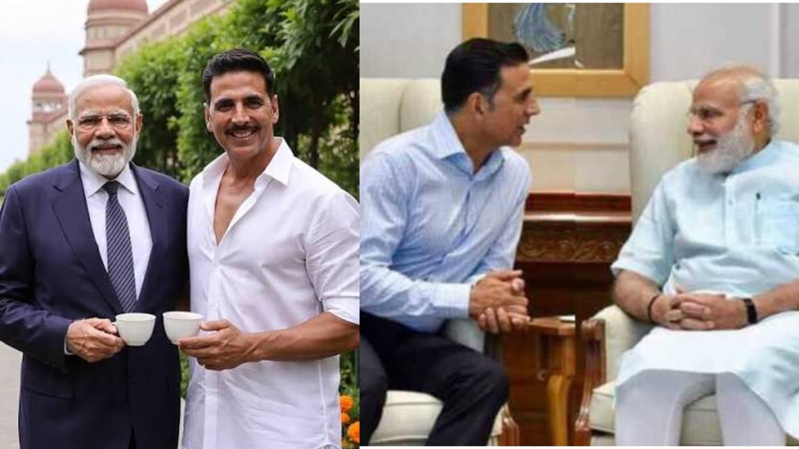 अक्षय कुमार और नरेंद्र मोदी (Akshay Kumar & PM Narendra Modi)