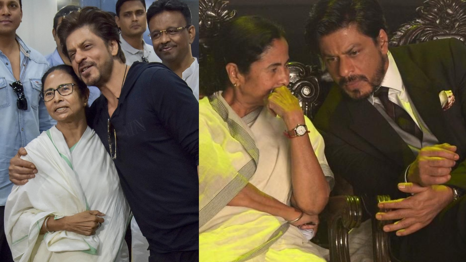 शाहरुख खान और ममता बनर्जी (Shahrukh Khan & Mamata Banerjee)