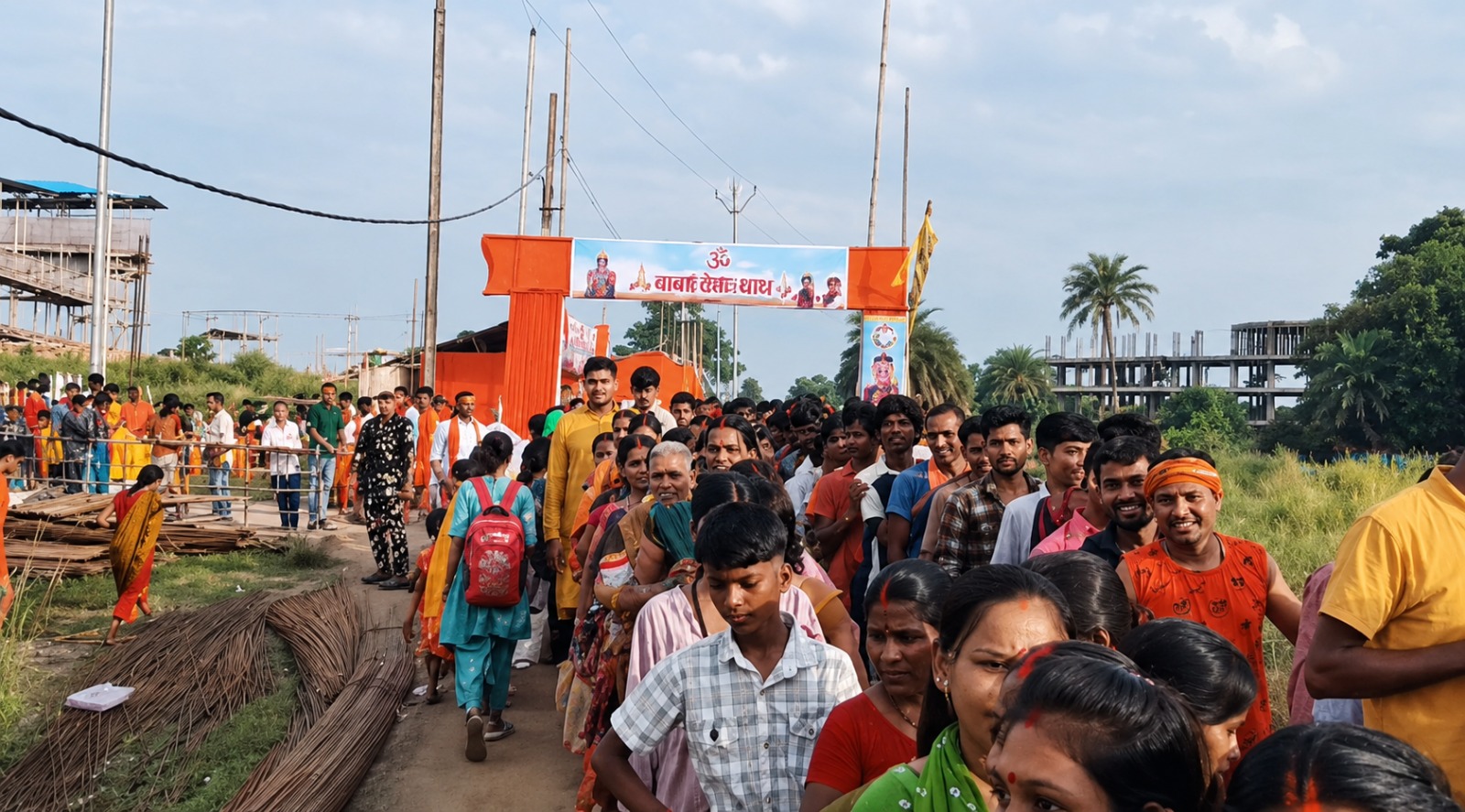अशोकधाम मंदिर में हादसा