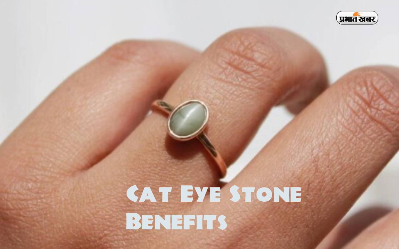Gemorio cat's eye Lehsunia 8.3cts or 9.25ratti stone Panchdhatu Adjustable  Ring for Men : Amazon.in: Jewellery