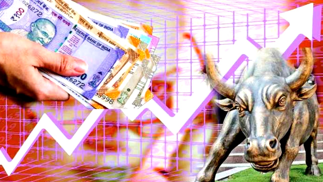 There was a stormy rise in the three rupee share