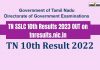 Tamil Nadu Sslc 10Th Result Declared
