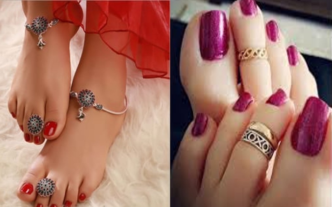 GJH Toe Ring|Bicchiya For Women|Girls| Daily wear Traditional Silver Toe  Ring Set Price in India - Buy GJH Toe Ring|Bicchiya For Women|Girls| Daily  wear Traditional Silver Toe Ring Set Online at Best