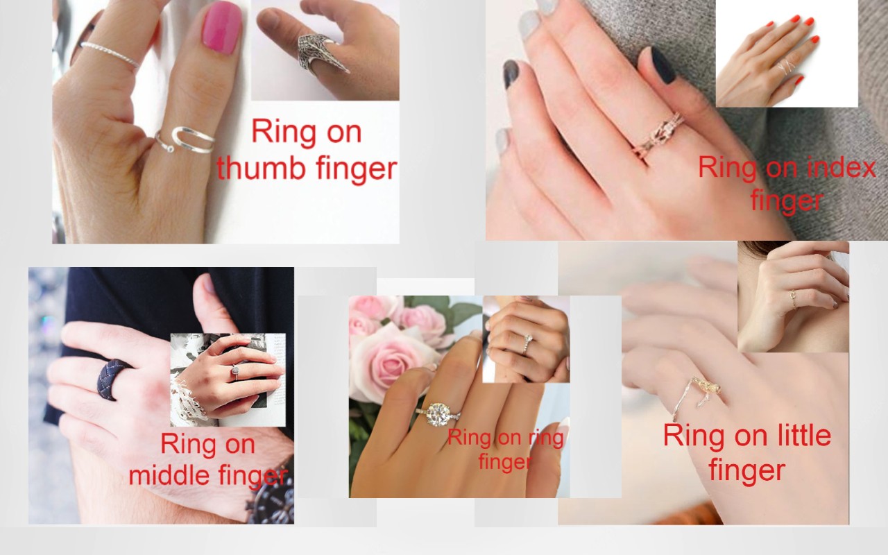 3-Pcs Korean Fashion Design Geometric Open Ring Temperament Ring Dongdaemun Index  Finger Rings for Women