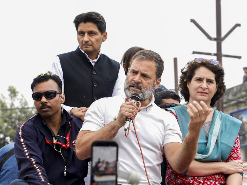 Lok Sabha Election 2024: राहुल गांधी की भारत जोड़ो न्याय यात्रा में शामिल हुए अखिलेश यादव, बड़ी संख्या में पहुंचे SP कार्यकर्ता 1 25021 pti02 25 2024 000134b