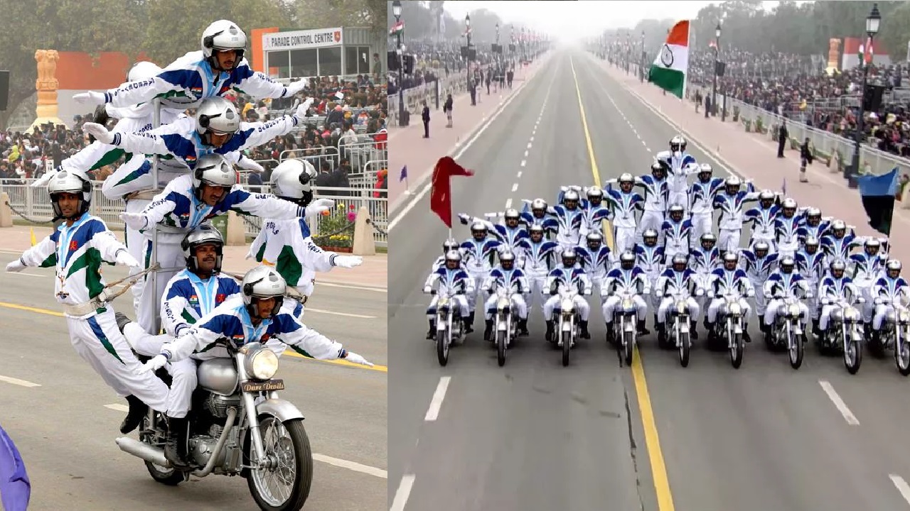 Army Jawan Perform Stunts On Republic Day Parade
