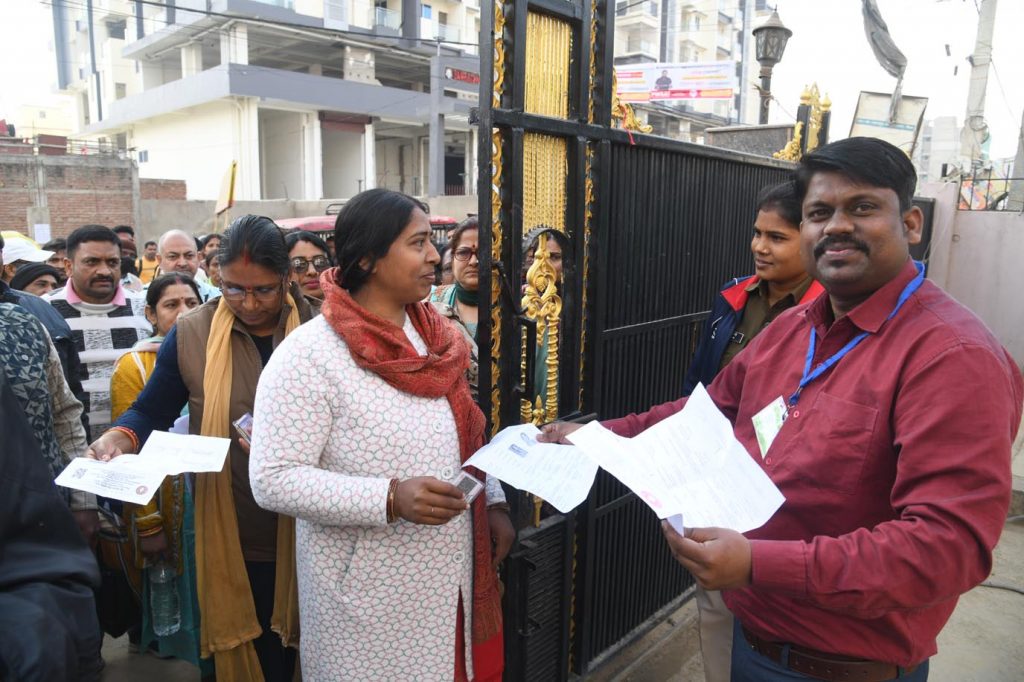 Aspirants Gather At An Examination Centre To Appear In The Competency Test First Sakshamta Pariksha For Teachers Of The State 7