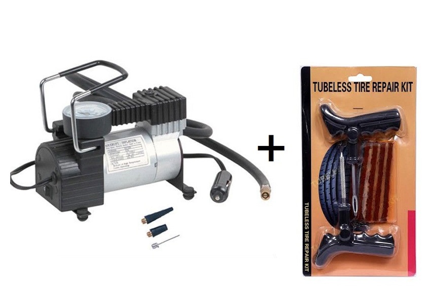 इन 10 Accessories के बिना आपकी कार है बेकार! 9 Electric Car Tyre Air Pump Compressor Inflator Tyre Puncture Kit