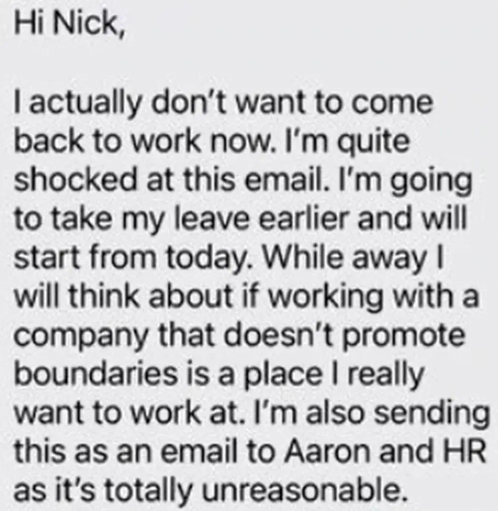 Employee Epic Reply To Boss