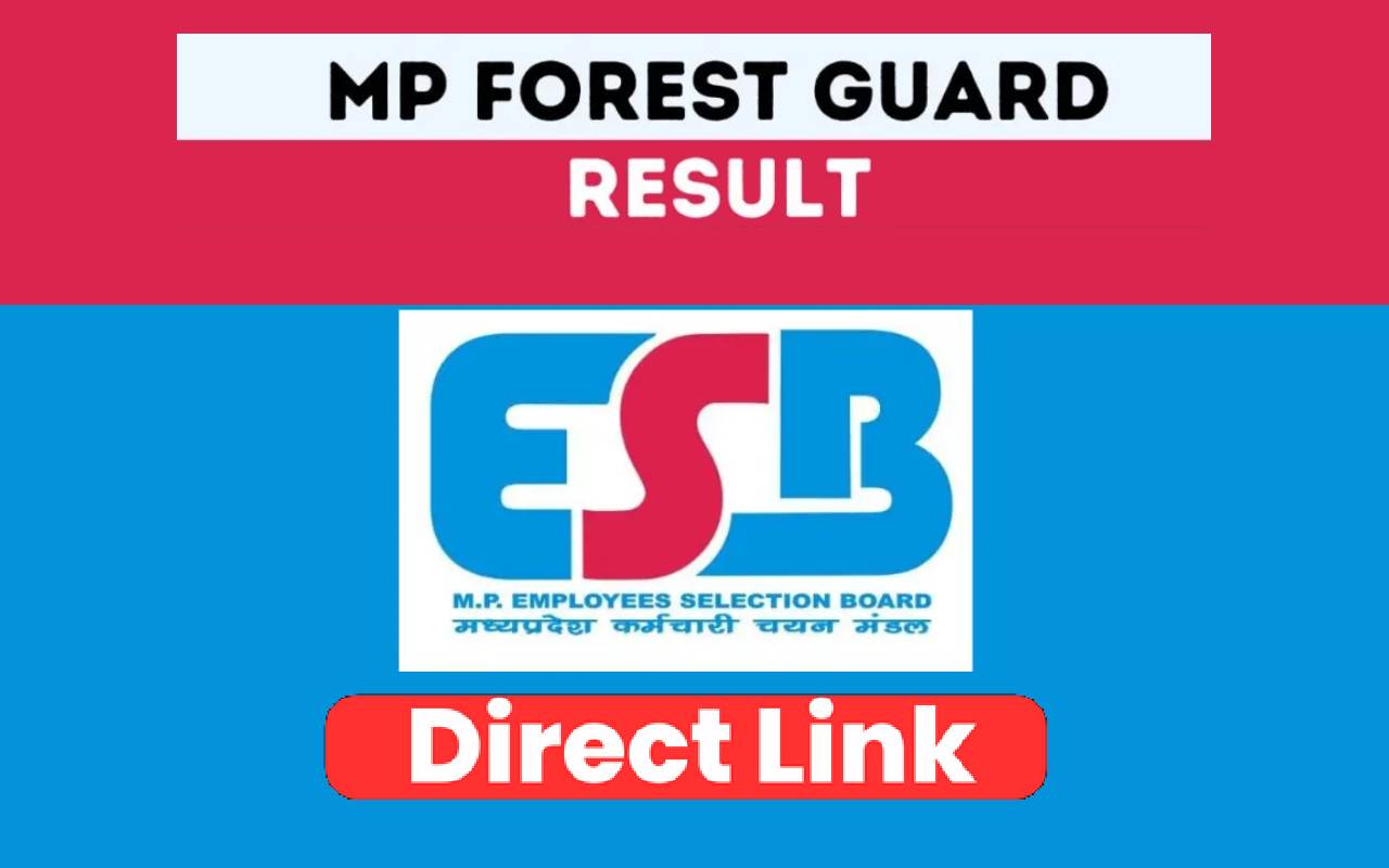 Mp Forest Guard Result 2024